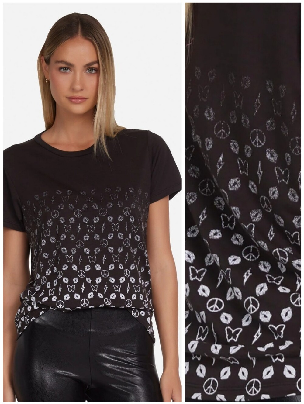 Lauren Moshi Designer Elements wolf tee